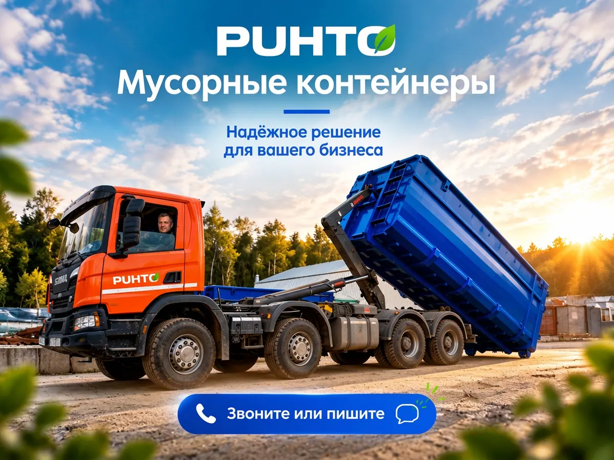 PUHTO — мусорные контейнеры